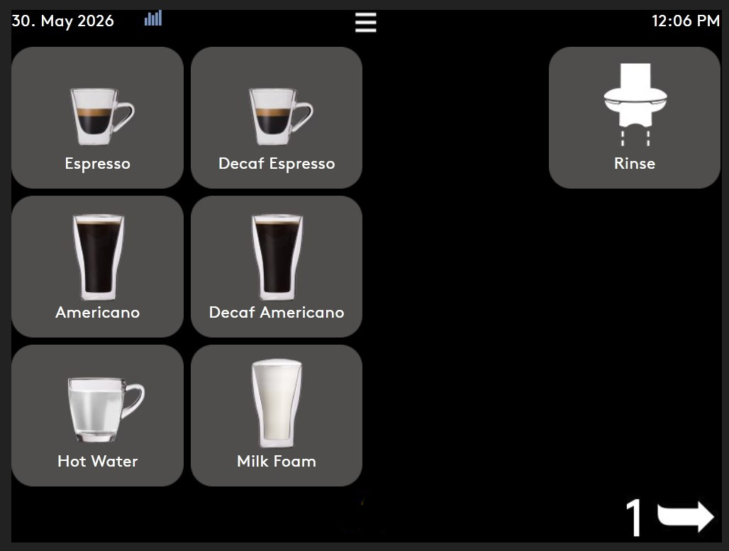 Menu Page 1